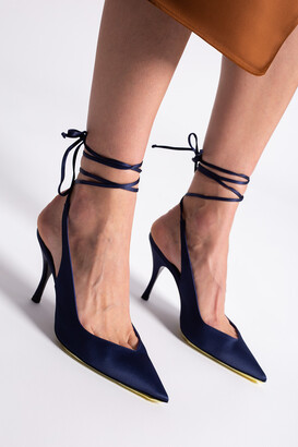 navy blue pump heels
