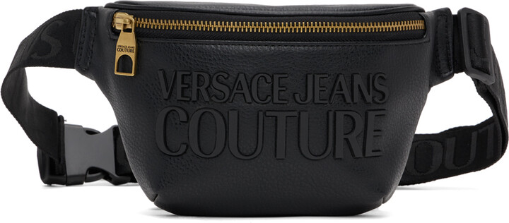 Versace Jeans Couture Black Logo Belt Bag - ShopStyle