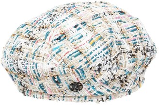 Maison Michel Flore Tweed Hat
