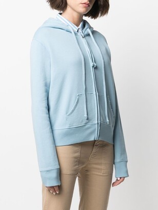 Nili Lotan Callie zip-front cotton hoodie