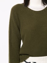 Thumbnail for your product : Suzusan Long-Sleeve Cashmere Jumper