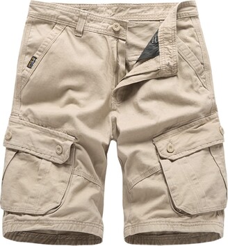 SDFRK® Men's Cargo Shorts Multi-Pocket Cheap Harem Large Size Bermudas  Cargo Shorts Cycling Men's Work Shorts Baggy Wide Lightweight Short  Trousers Breathable Cotton - ShopStyle