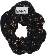 Thumbnail for your product : Ganni Printed Crepe Scrunchie