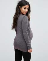 Thumbnail for your product : Mama Licious Mama.licious Mamalicious Nursing Double Layer Glitter Jumper