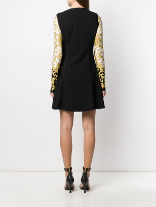 Versace Double Breasted Sleeveless Dress