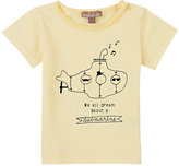 Thumbnail for your product : Emile et Ida WE ALL DREAM ABOUT A SUBMARINE" COTTON JERSEY T-SHIRT