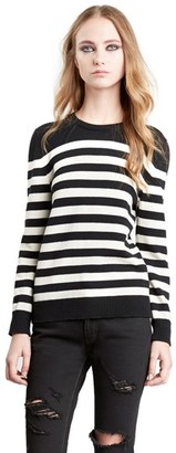 Saint Laurent Women's Stripe Cashmere Sweater