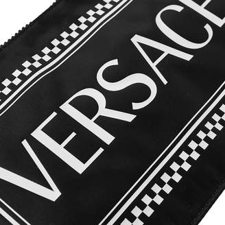 Versace Box Logo Zip Pouch