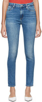 Thumbnail for your product : Rag & Bone Blue Nina High-Rise Skinny Jeans