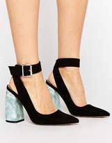 Thumbnail for your product : ASOS DESIGN PINA COLADA Pointed High Heels