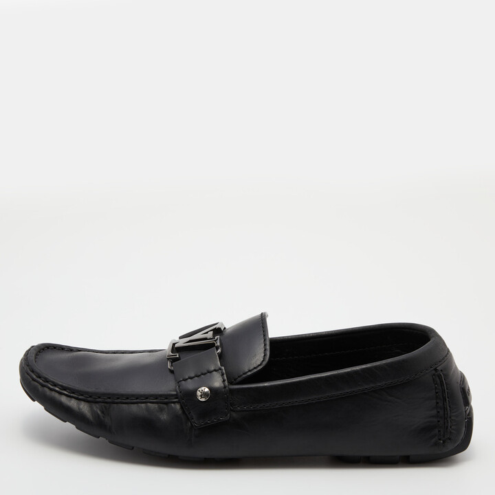 Louis Vuitton Black Leather Velcro Strap Derby Size 40.5 Louis Vuitton |  The Luxury Closet