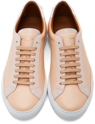 Givenchy Pink and White Urban Knots Sneakers