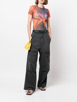 Thumbnail for your product : HTC Wide-Leg Denim Cargo Trousers