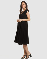 Thumbnail for your product : Soon Women's Black Midi Dresses - Francis Feeding Midi Dress - Size One Size, XS at The Iconic