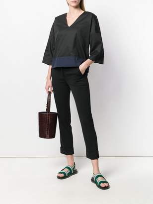 Societe Anonyme flare styled blouse