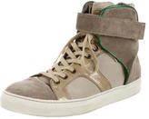 Thumbnail for your product : Lanvin Cap-Toe High-Top Sneakers