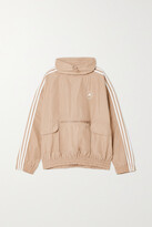 Thumbnail for your product : Stella McCartney + Adidas Originals Jayla Striped Hooded Shell Jacket