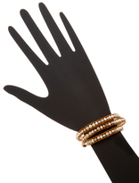Thumbnail for your product : Chan Luu Pearl Beaded Leather Wrap Bracelet