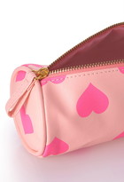 Thumbnail for your product : Forever 21 LOVE & BEAUTY Heart Print Cosmetic Bag