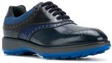 Thumbnail for your product : Prada Embellished lace-up derby shoes