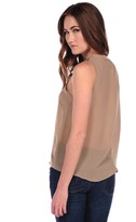 Thumbnail for your product : Romeo & Juliet Couture Bead Collar Sleeveless Top
