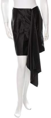 Maison Rabih Kayrouz Draped Mini Skirt Black Draped Mini Skirt