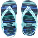 Thumbnail for your product : Havaianas Chic Striped Baby Flip Flops