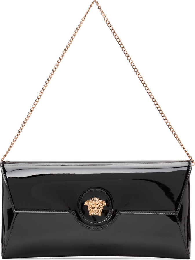 Versace Black 'La Medusa' Clutch ShopStyle