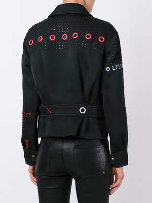 Versace embroidered bomber jacket