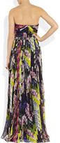 Thumbnail for your product : Matthew Williamson Floral-print silk-chiffon gown