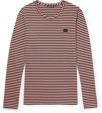 Acne Studios Striped Cotton-Jersey T-Shirt