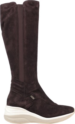 Dark Brown Wedge Boots | Shop The Largest Collection | ShopStyle
