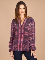Thumbnail for your product : Nanette Lepore Chain Stitch Blouse