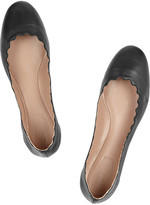 Thumbnail for your product : Chloé Lauren leather ballet flats
