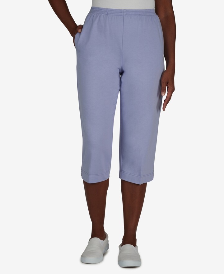 Knit capri pants petite Clearance