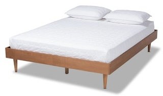 Carson Carrington Banga Mid-century Modern Wood Bed Frame 