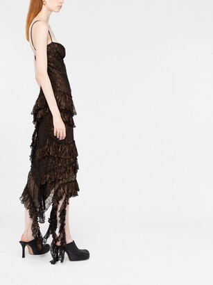 Del Core Lace-Detail Sleeveless Maxi Dress