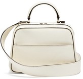 Thumbnail for your product : Valextra Serie S Small Grained-leather Bag - White
