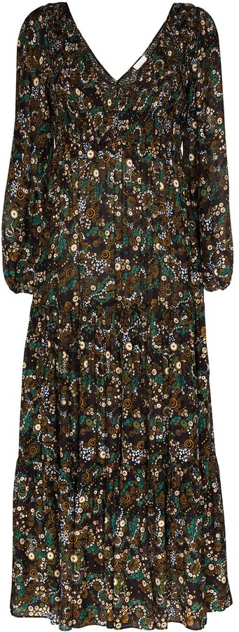 bardot brooke floral maxi dress