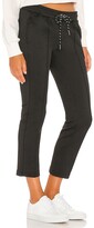 Thumbnail for your product : Pam & Gela Pintuck Crop Track Pant
