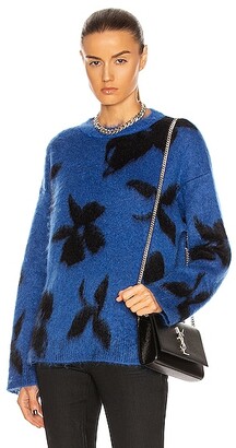 Saint Laurent Ninetys Sweater in Blue