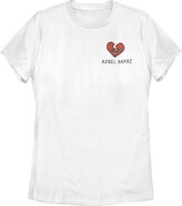 Thumbnail for your product : Disney Women's Cruella Rebel Heart T-Shirt - White - 2X Large