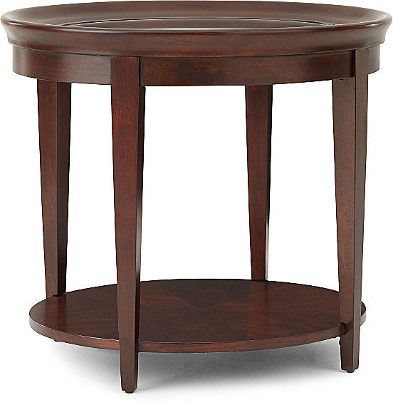 JCPenney Omni Glass Top 24" Round End Table ShopStyle