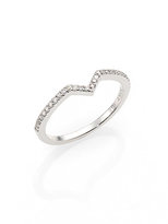 Thumbnail for your product : Paige Novick PHYNE by Elisabeth Pavé Diamond & 14K White Gold Stackable Ring