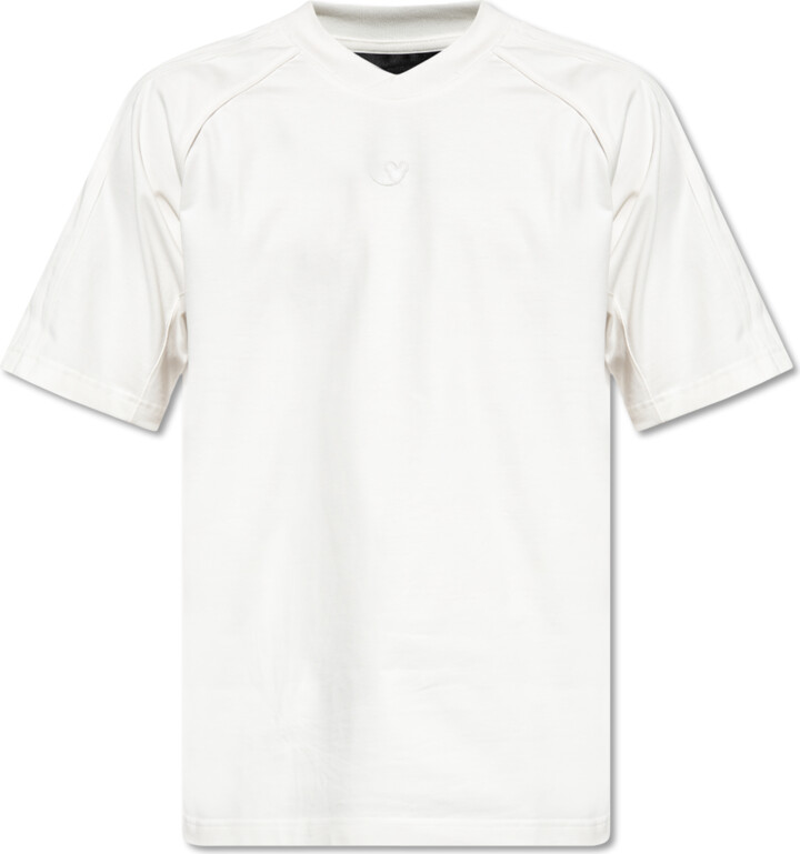 adidas Originals 'Summer Club' hand drawn graphic t-shirt in white