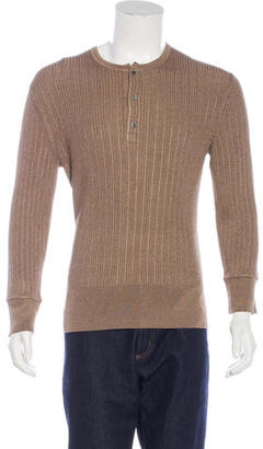 Tom Ford Silk Henley Sweater