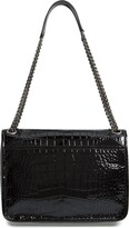 Thumbnail for your product : Saint Laurent Medium Niki Croc Embossed Lambskin Leather Shoulder Bag
