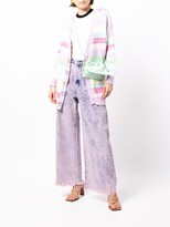 Thumbnail for your product : Olivia Rubin Mika striped cardigan