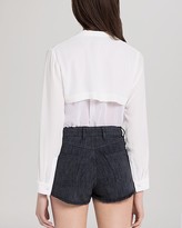 Thumbnail for your product : Sandro Shirt - Carlyne Faux Pocket