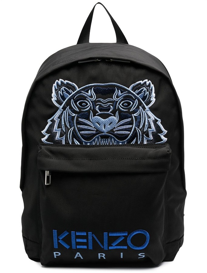 Kenzo Tiger logo-print backpack - ShopStyle